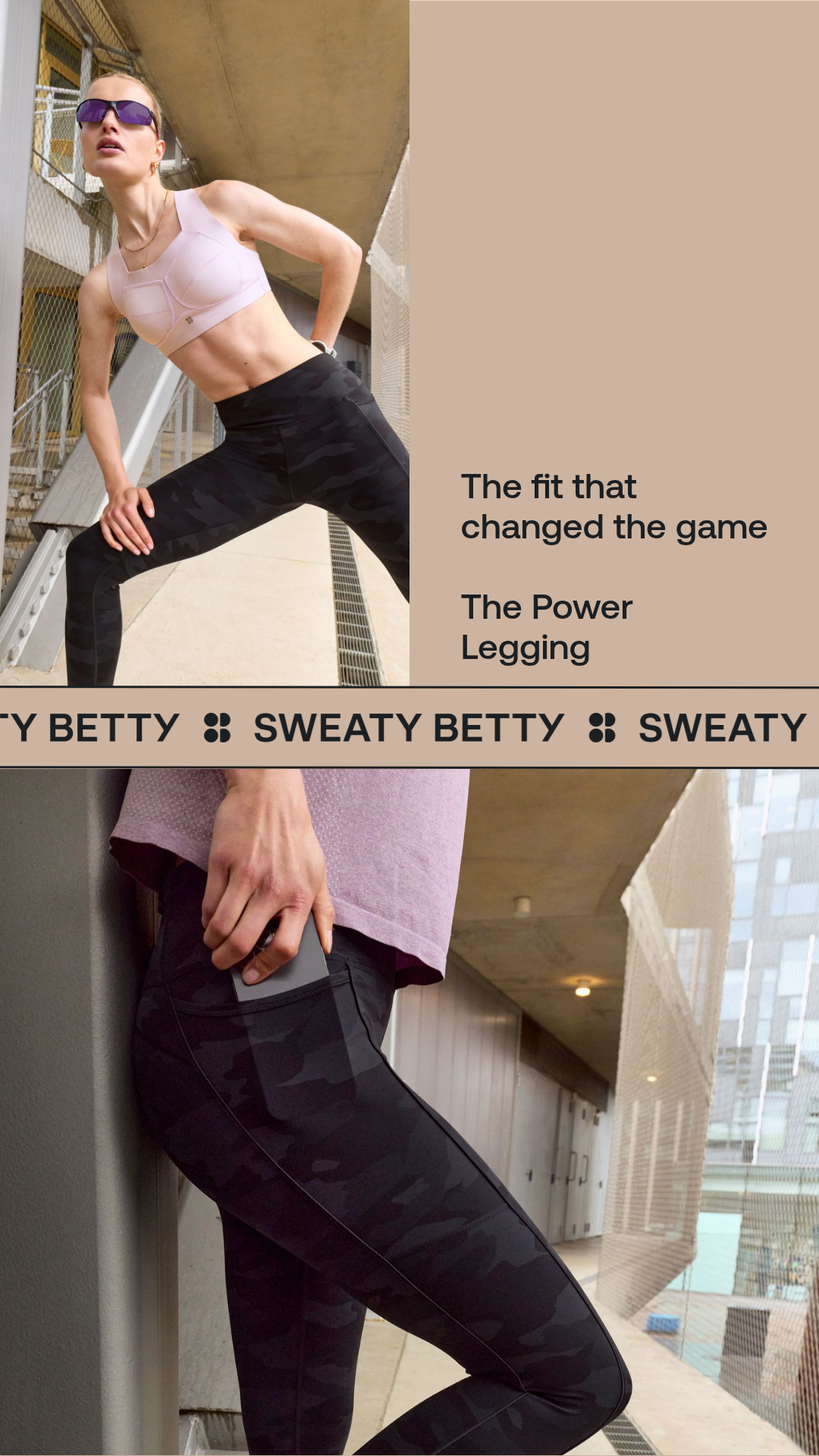 Sweaty Betty Facebook ad