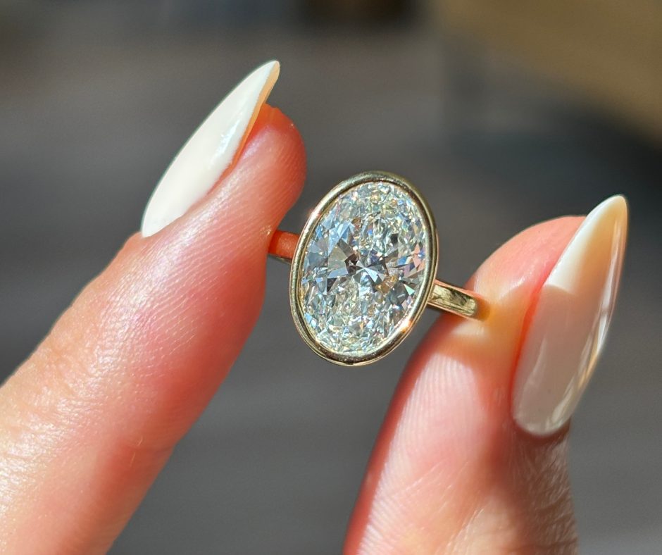 Brilliant Earth Facebook ad: Bezel Jewelry | Brilliant Earth