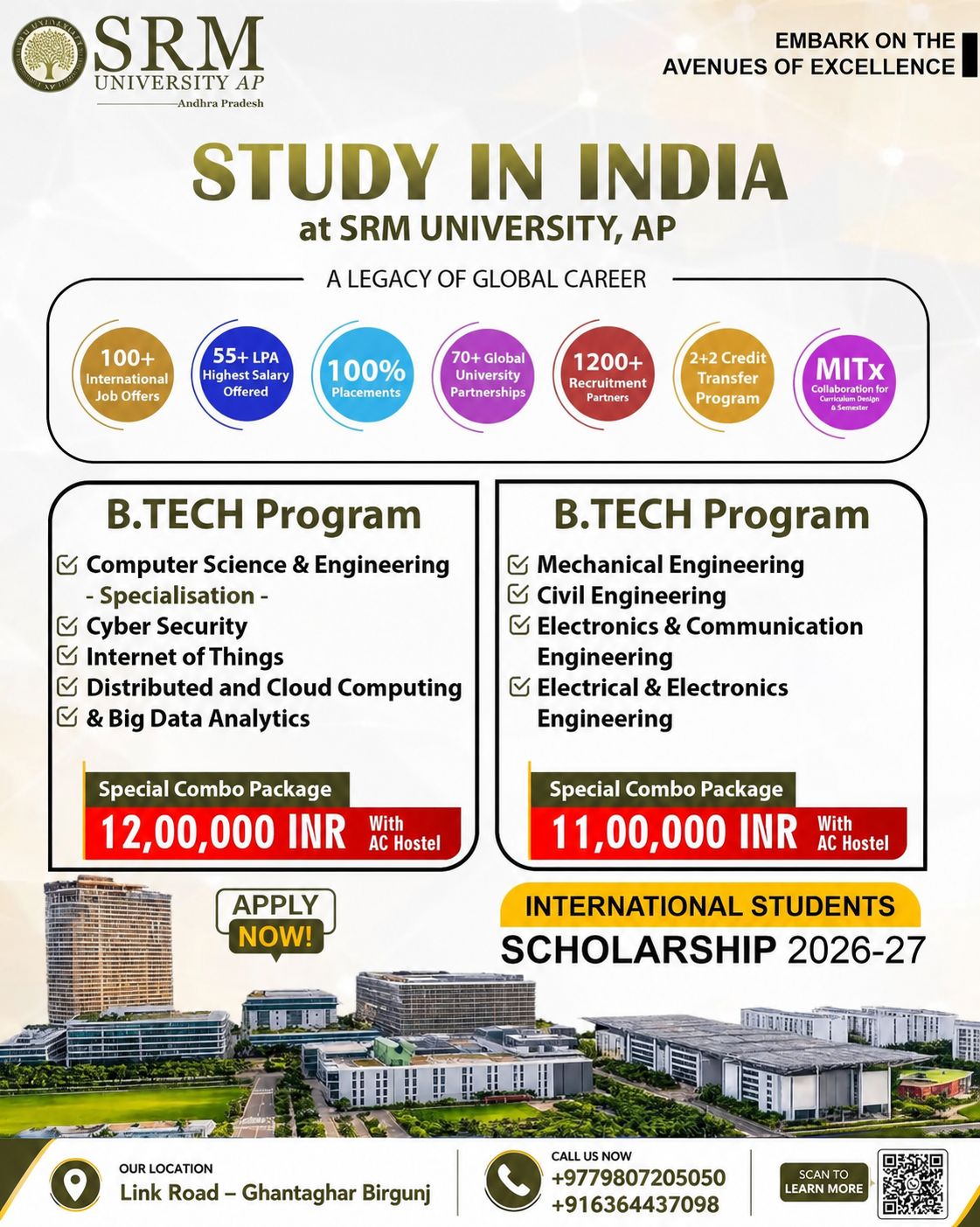 Nepalese Education Mentor Hub Facebook ad: Join SRM University AP and build a globalโฆ