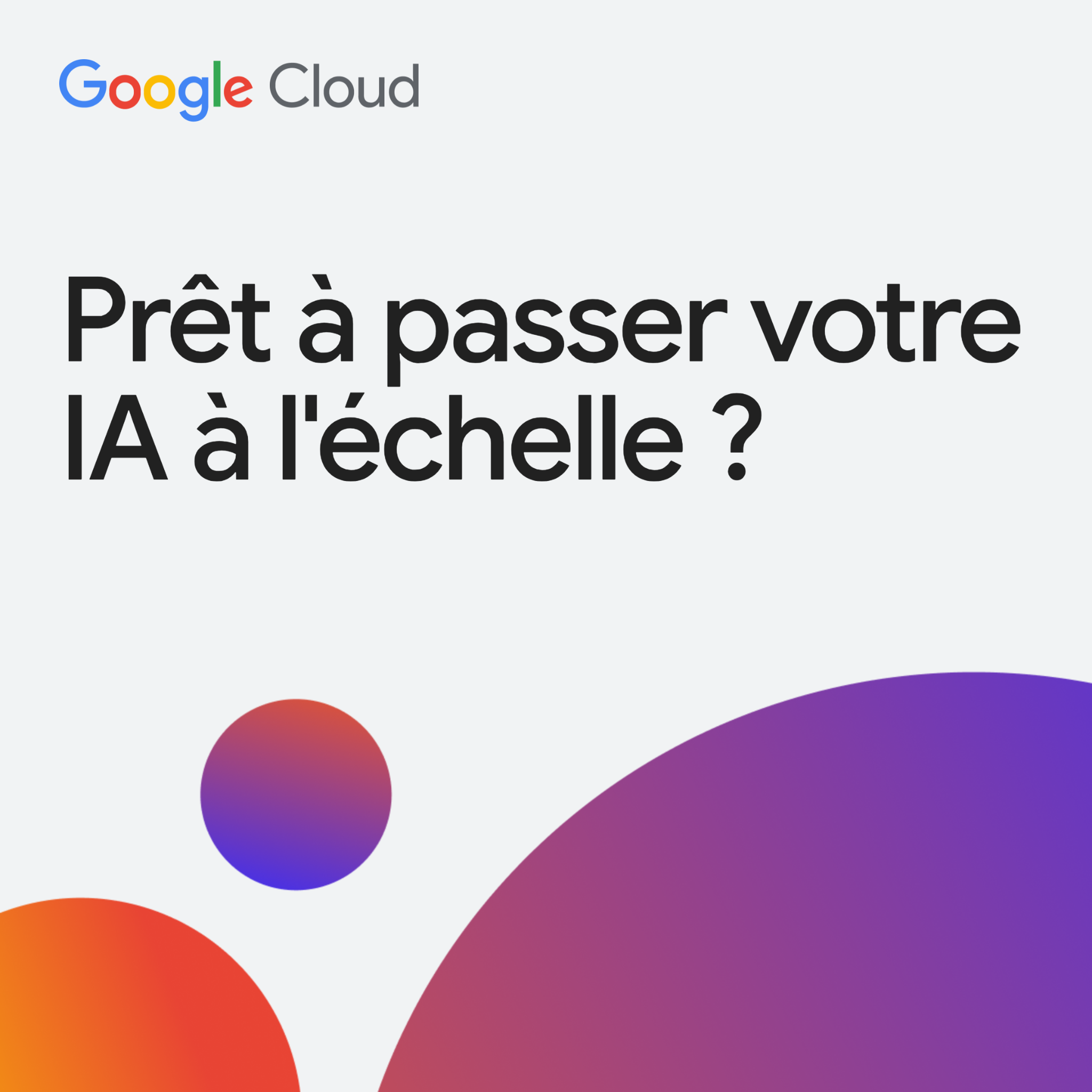 Google Cloud Facebook ad