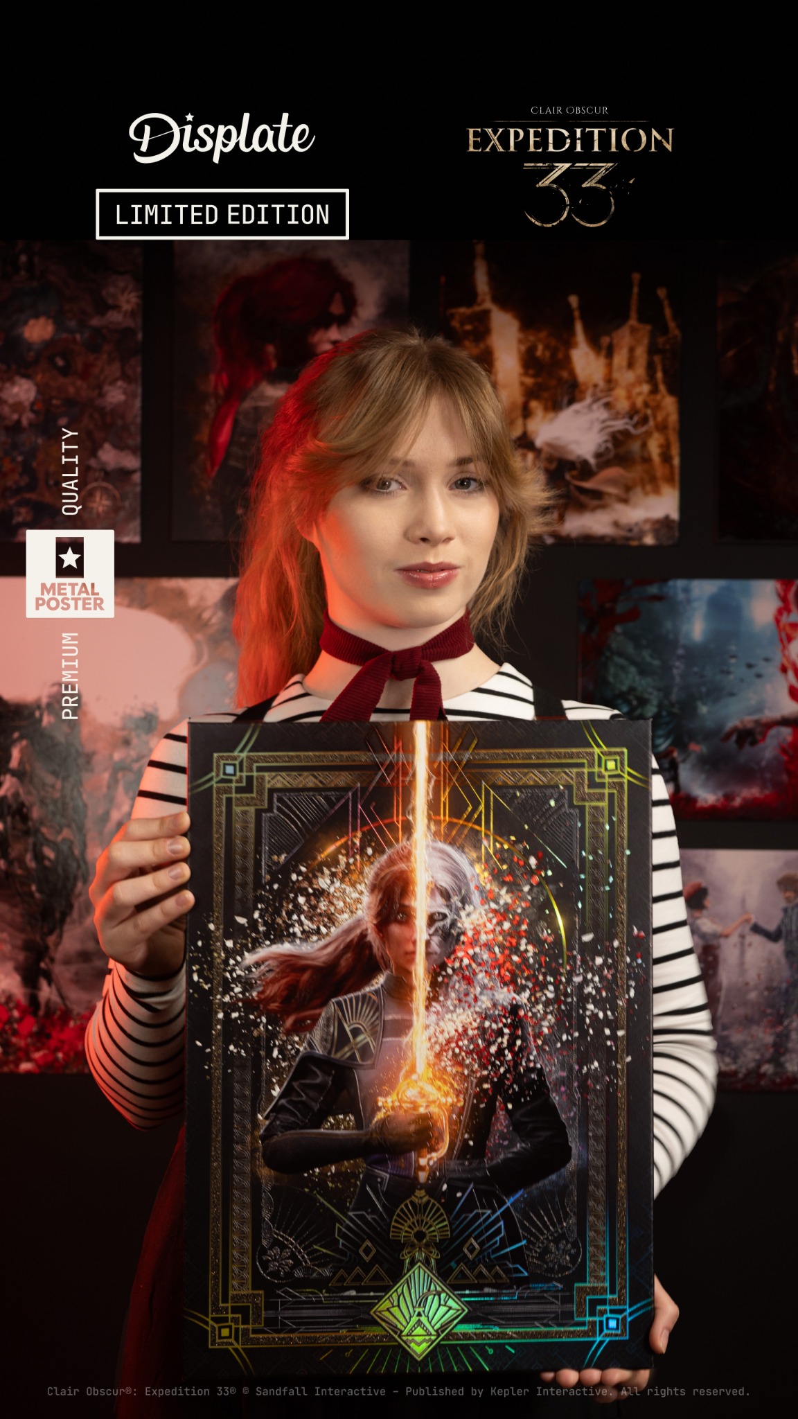 Displate Facebook ad