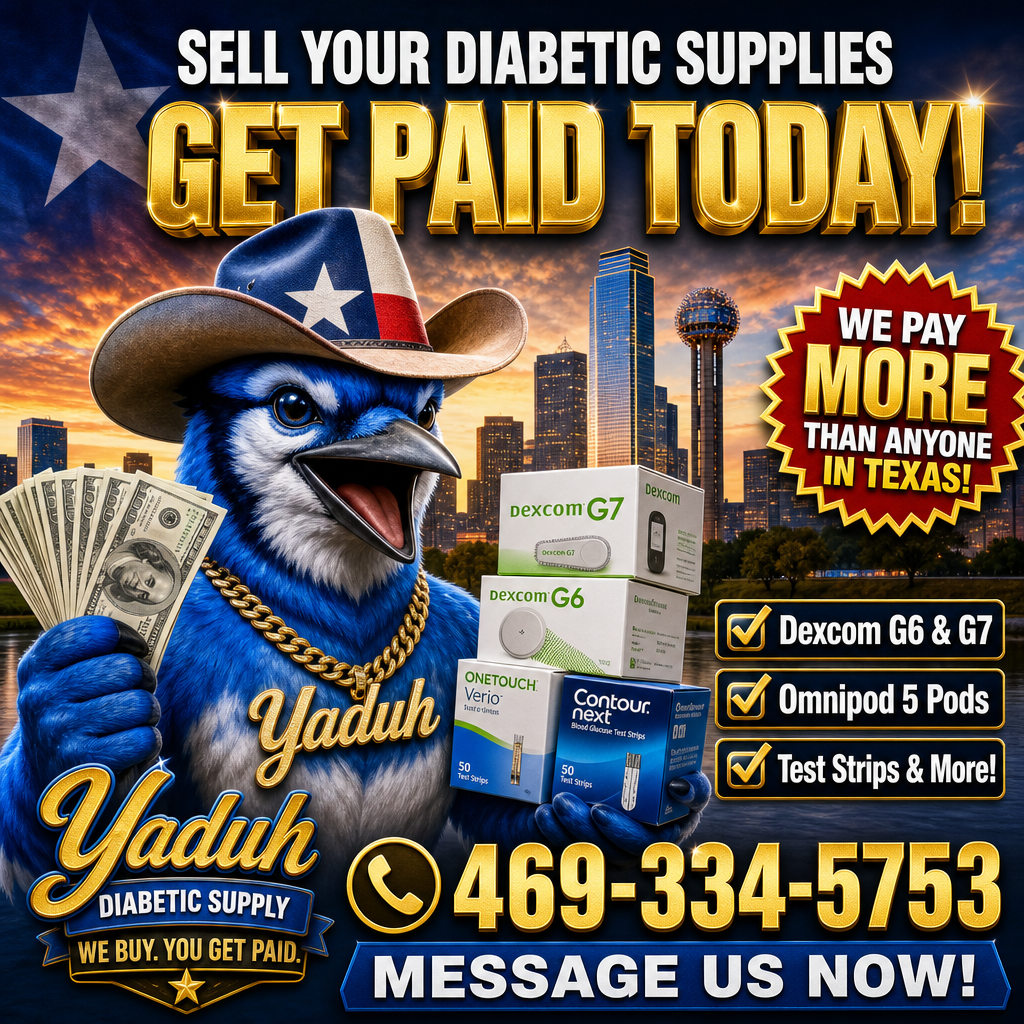 Yaduh Diabetic Supply Facebook ad: Sell Your Diabetic Supplies Today!