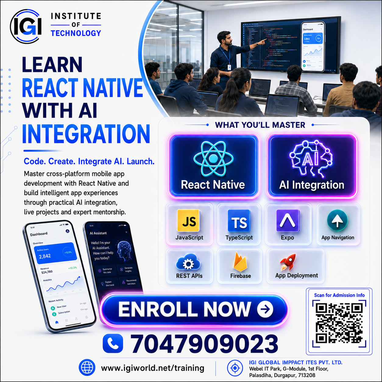 IGLOBAL IMPACT ITES PRIVATE LIMITED Facebook ad: IGI Institute of Technology offers 6-Month…
