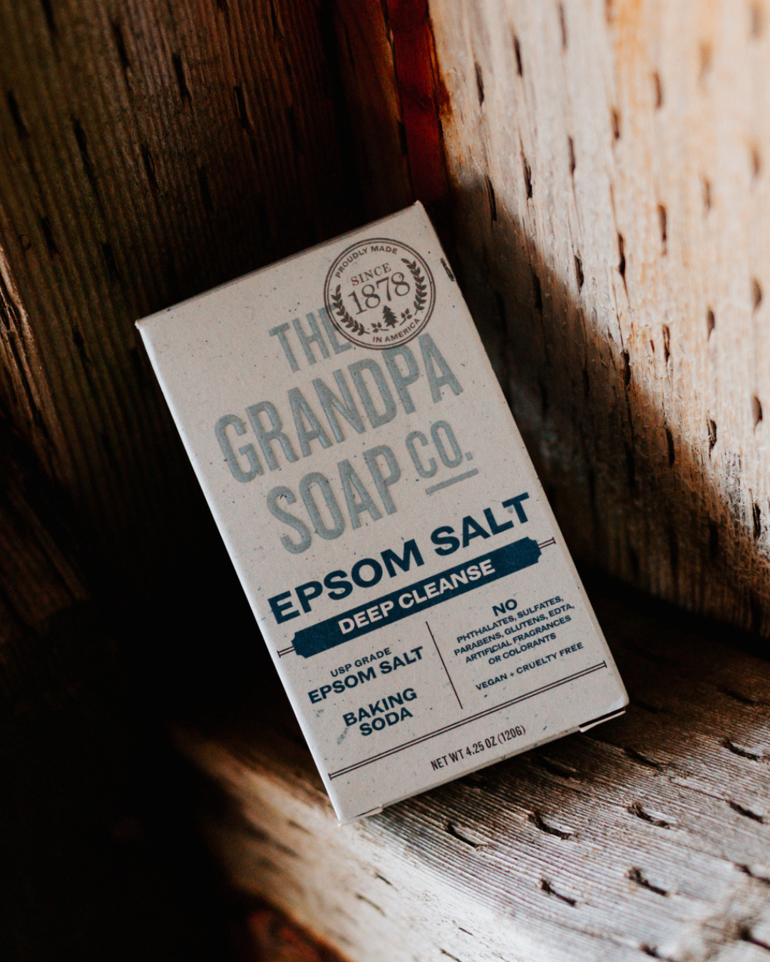 The Grandpa Soap Company Facebook ad: Epsom Salt Bar Soap | Grandpa Soap Co.
