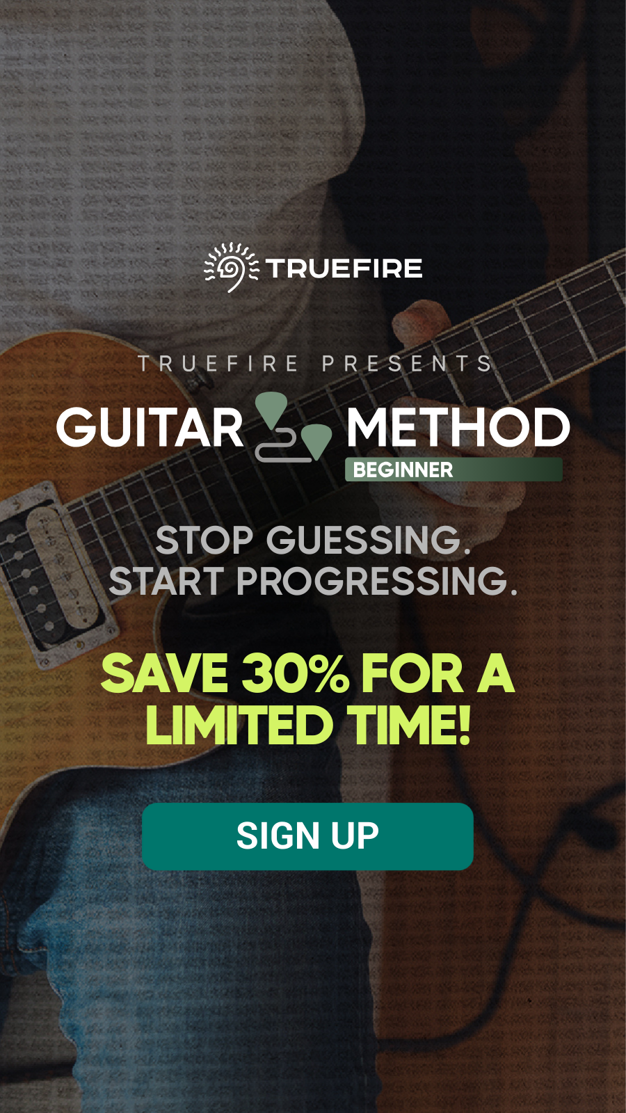 TrueFire Facebook ad