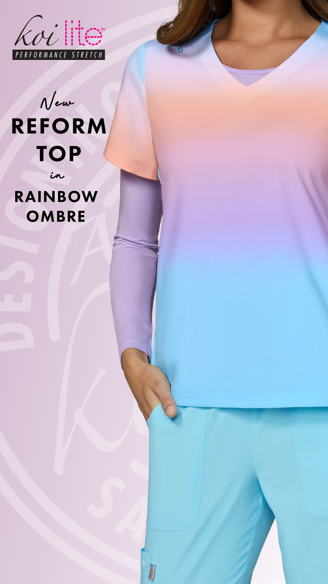 koi Designer Scrubs Facebook ad