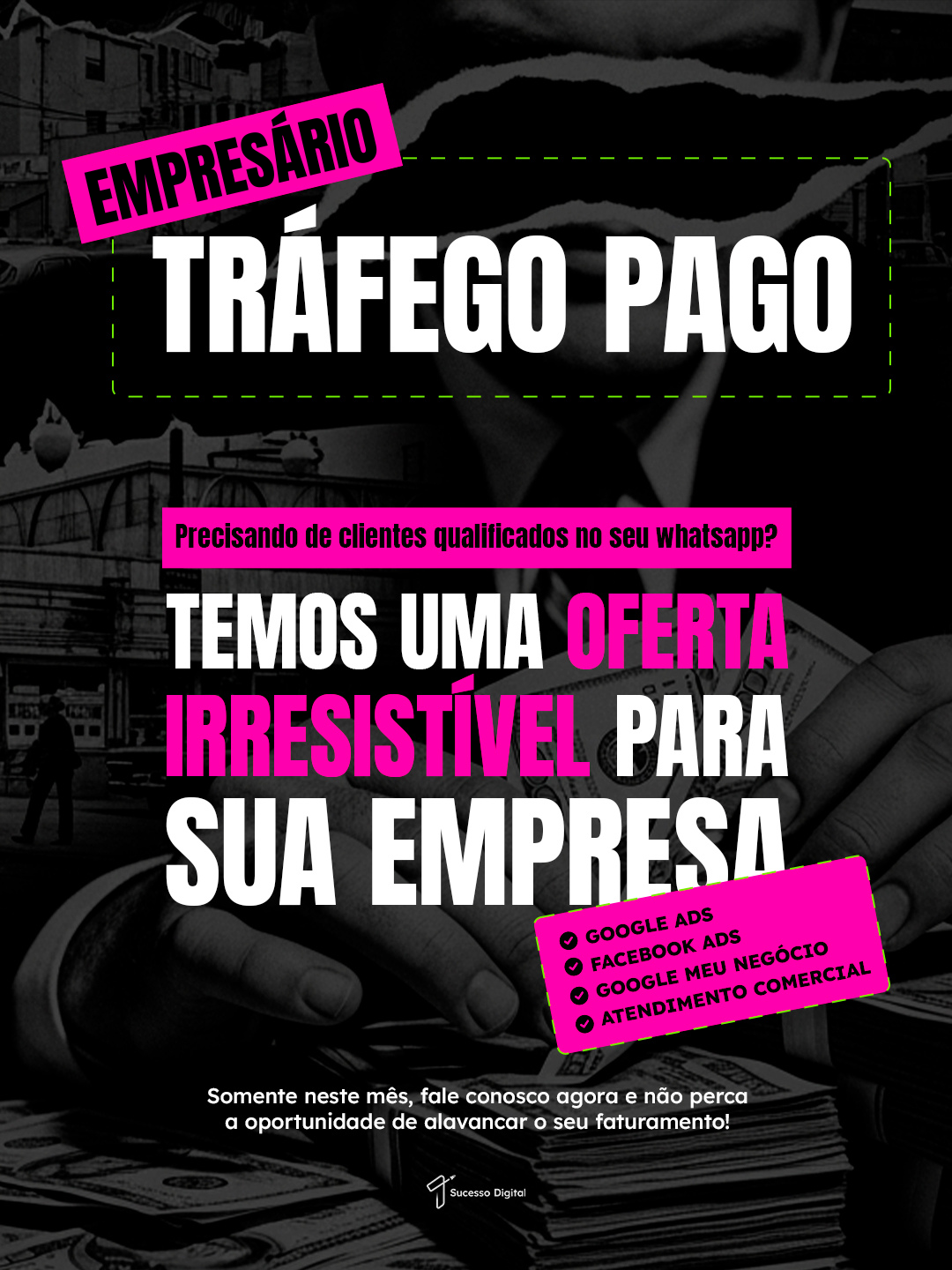 Thiago - Gestor de tráfego Facebook ad from Mar 11, 2026