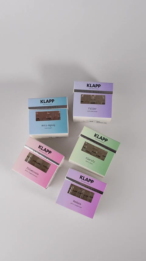 KLAPP Skin Care Science Facebook ad: Hochwirksame Power-Ampullen für individuelle Hautbedürfnisse