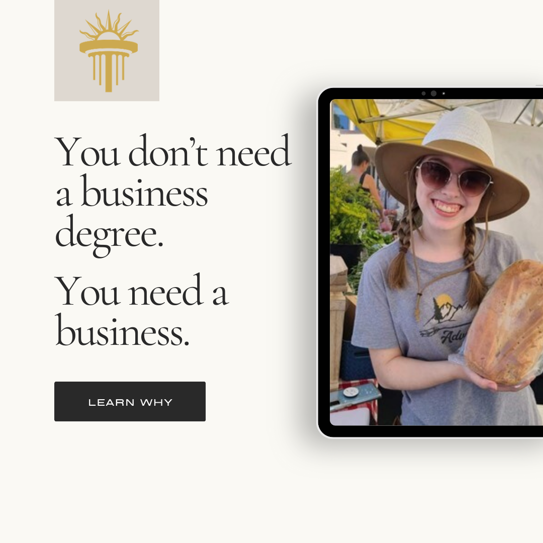 Rising Entrepreneur Institute Facebook ad: While They Study, You Could Be Earning