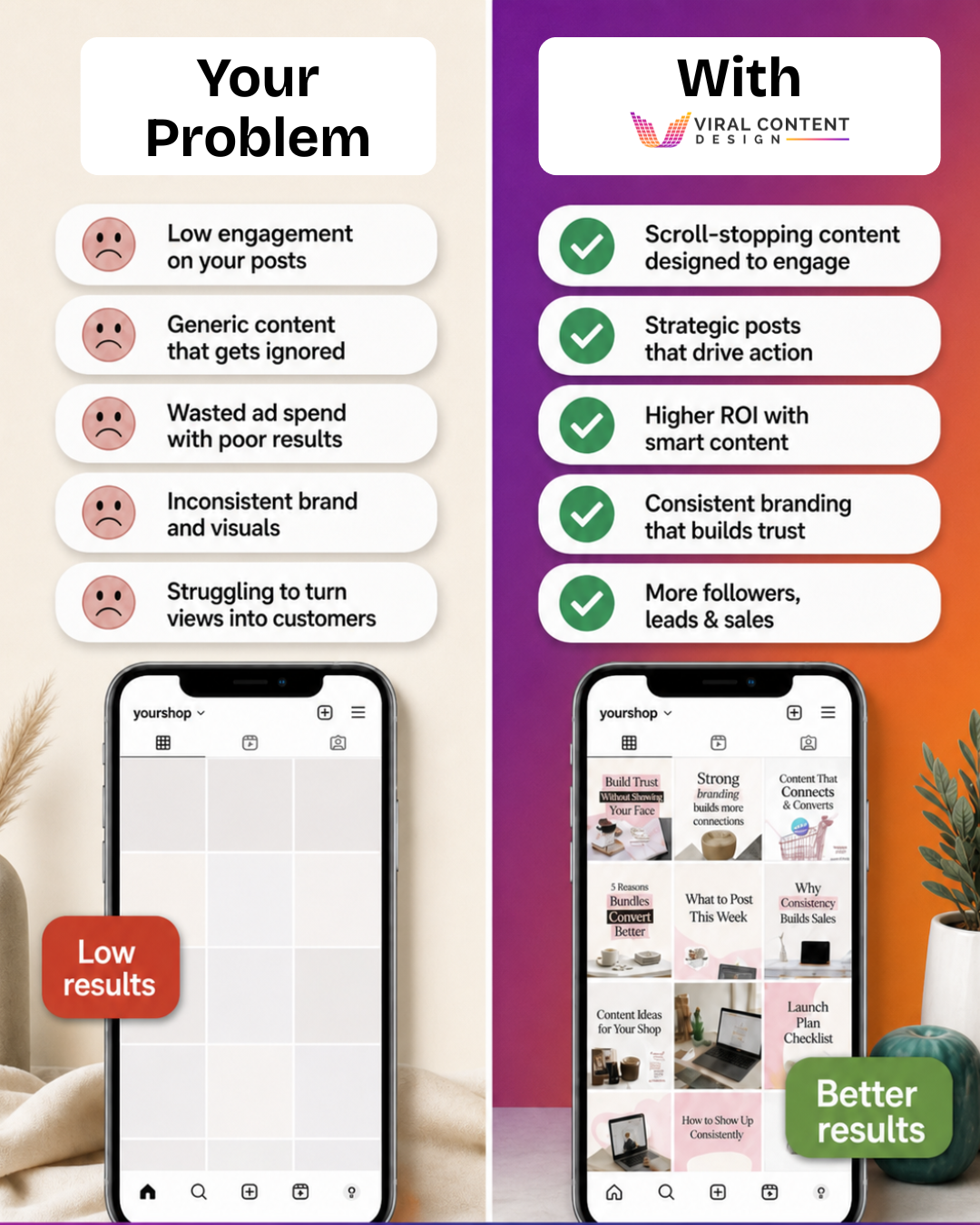 Viral Content Design Facebook ad