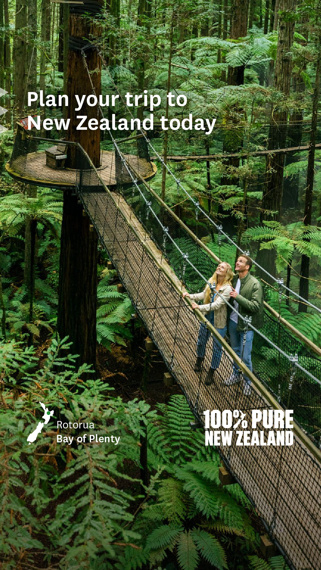100% Pure New Zealand Facebook ad
