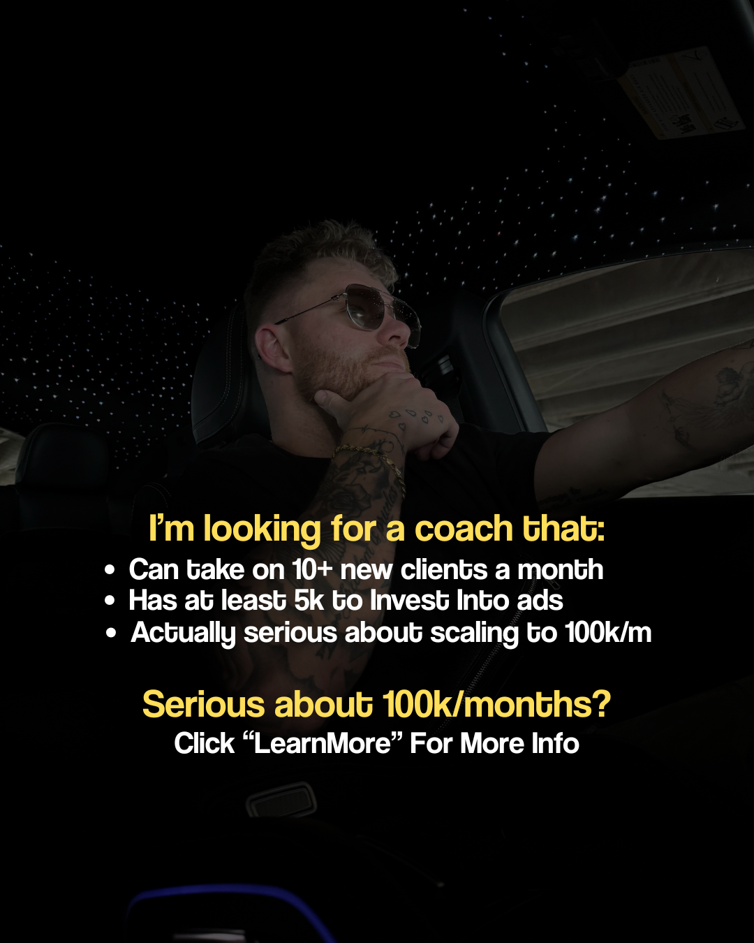 Justin - Get Clients Facebook ad