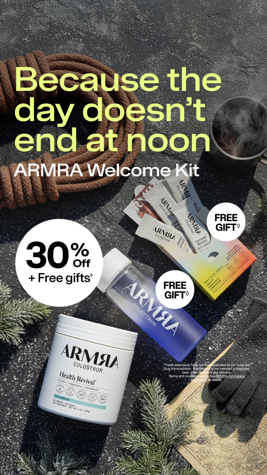 ARMRA Facebook ad