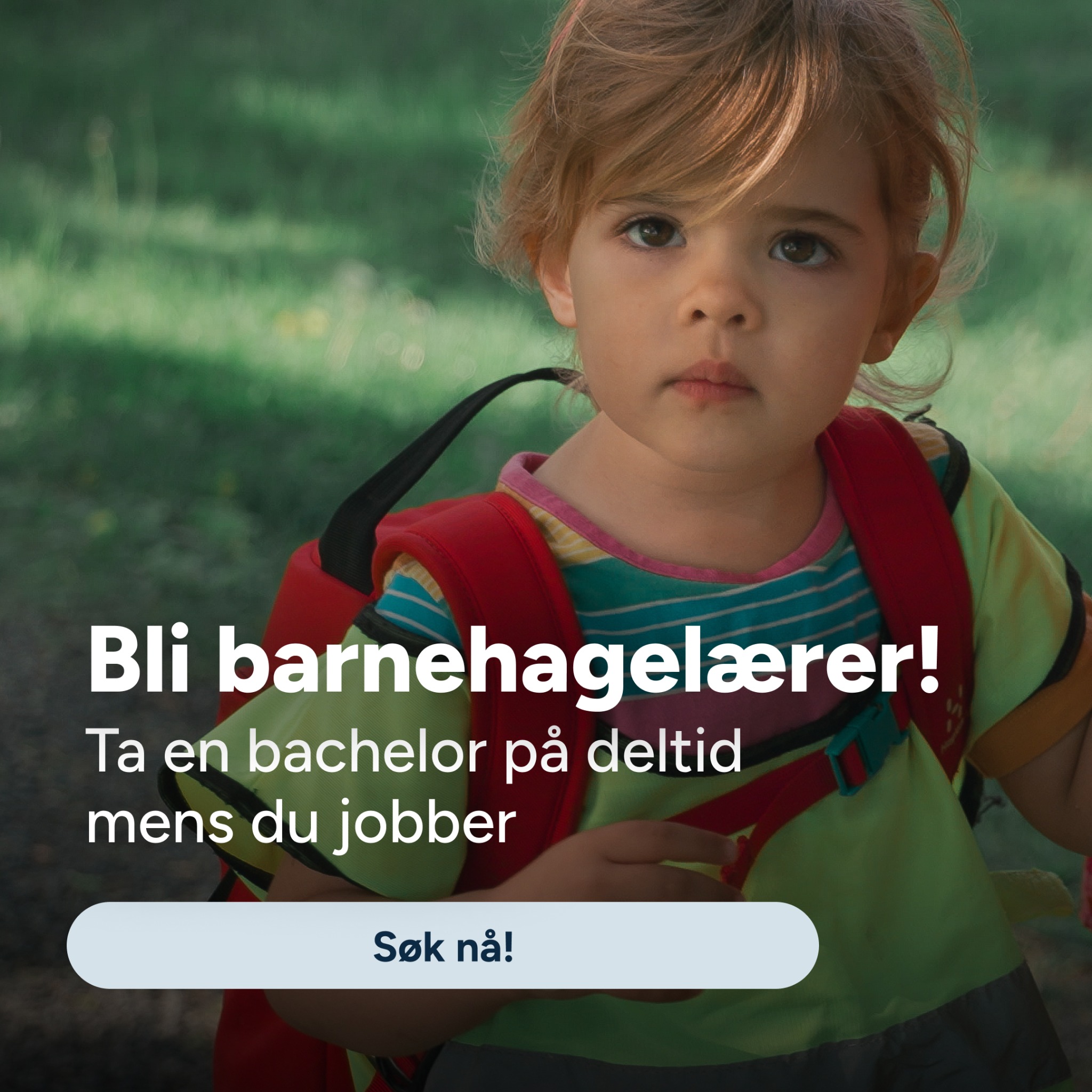 Dronning Mauds Minne Høgskole Facebook ad from Mar 9, 2026