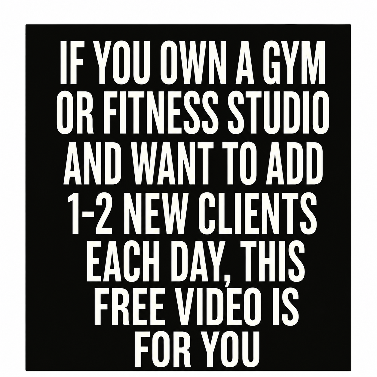 Bob Thompson Facebook ad: Add 20-40+ New Members Per Month