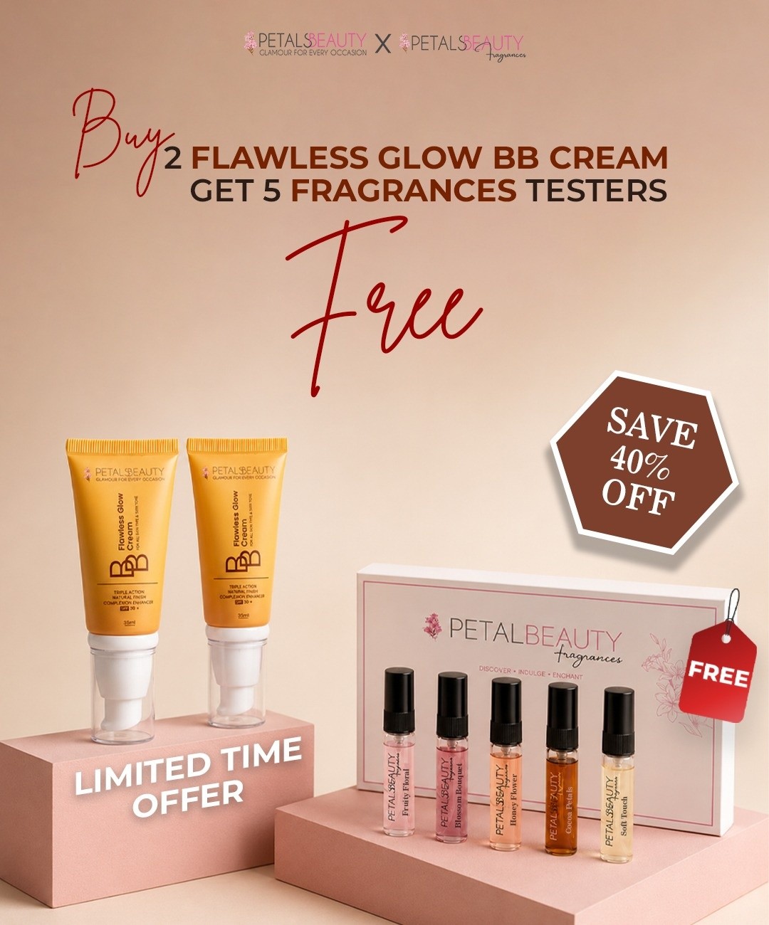 Petals Beauty Facebook ad