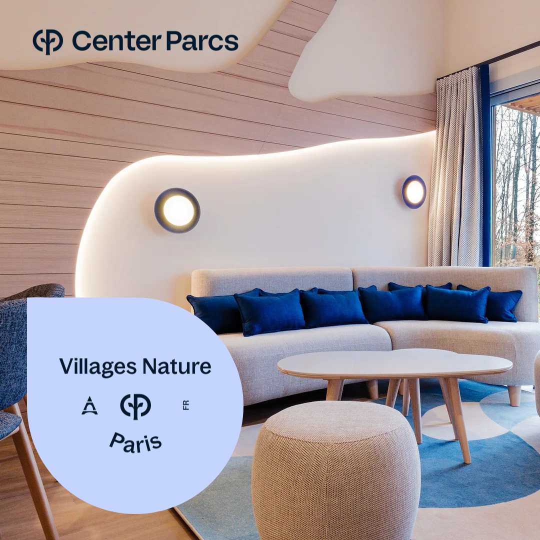 Center Parcs Belgium Facebook ad from Nov 5, 2025