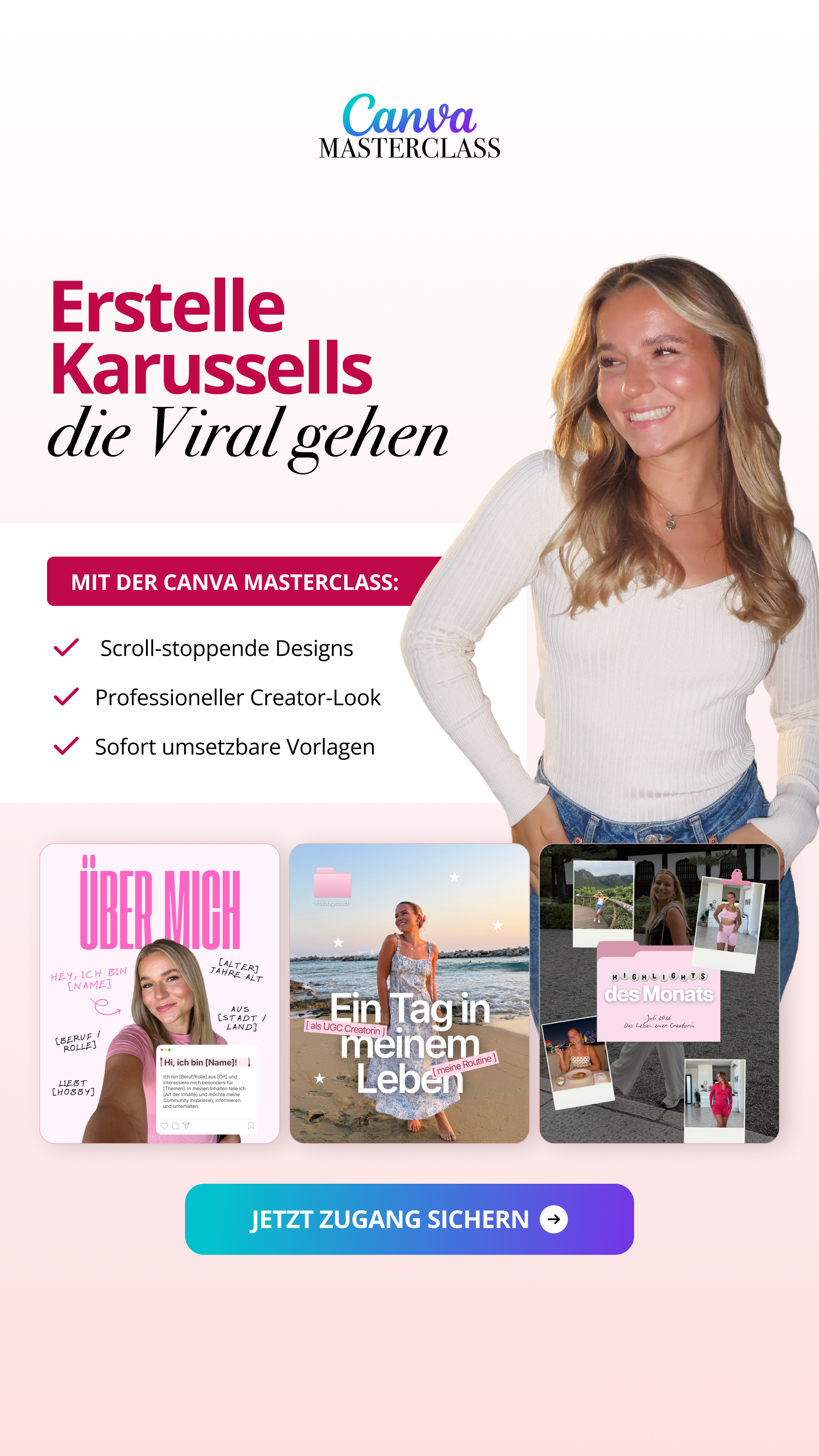Alinas Creator Club Facebook ad