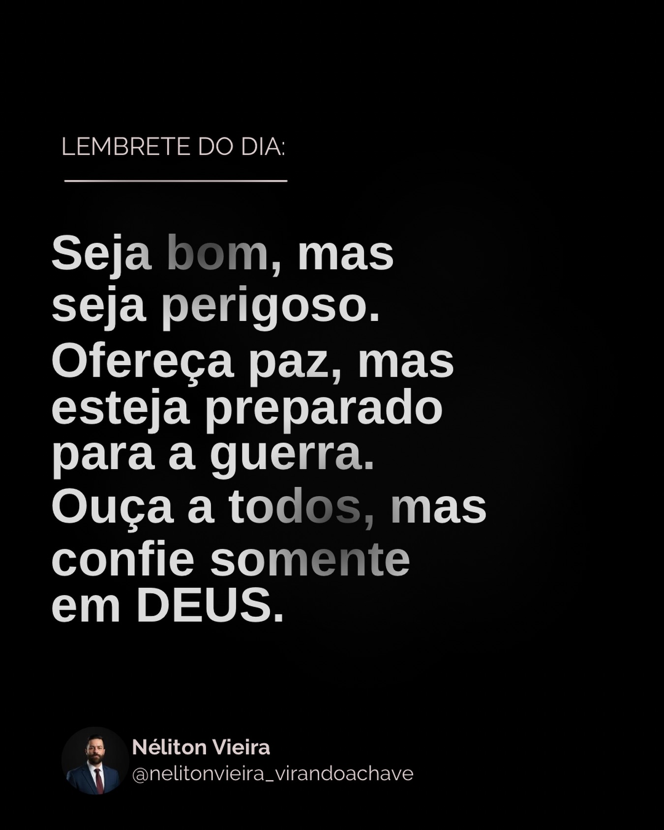 excellenceequipe Facebook ad: Nem toda pessoa boa é fraca.