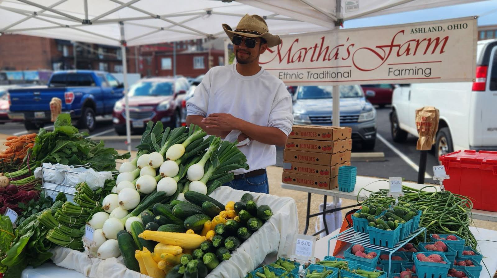 Canton Farmers' Market Facebook ad: We Saturdays with you!