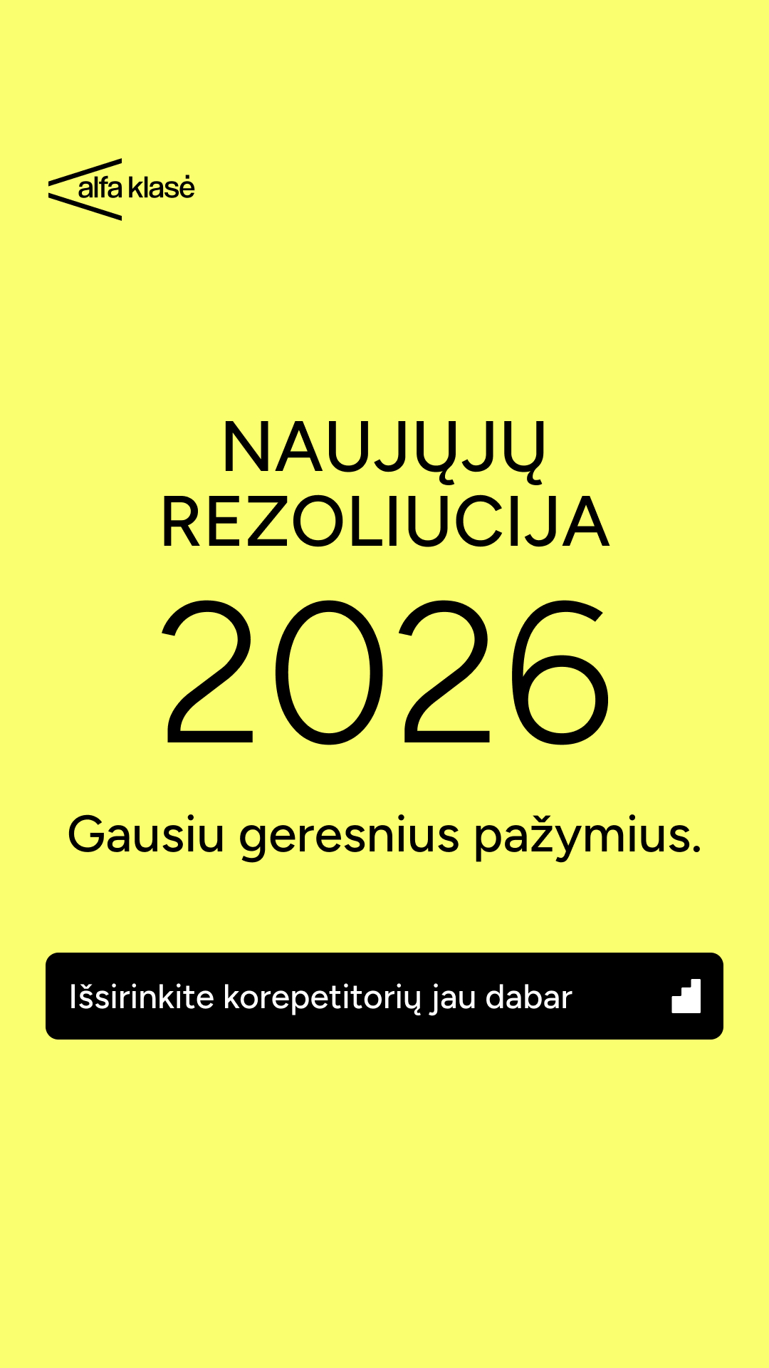 Alfa Klasė Facebook ad