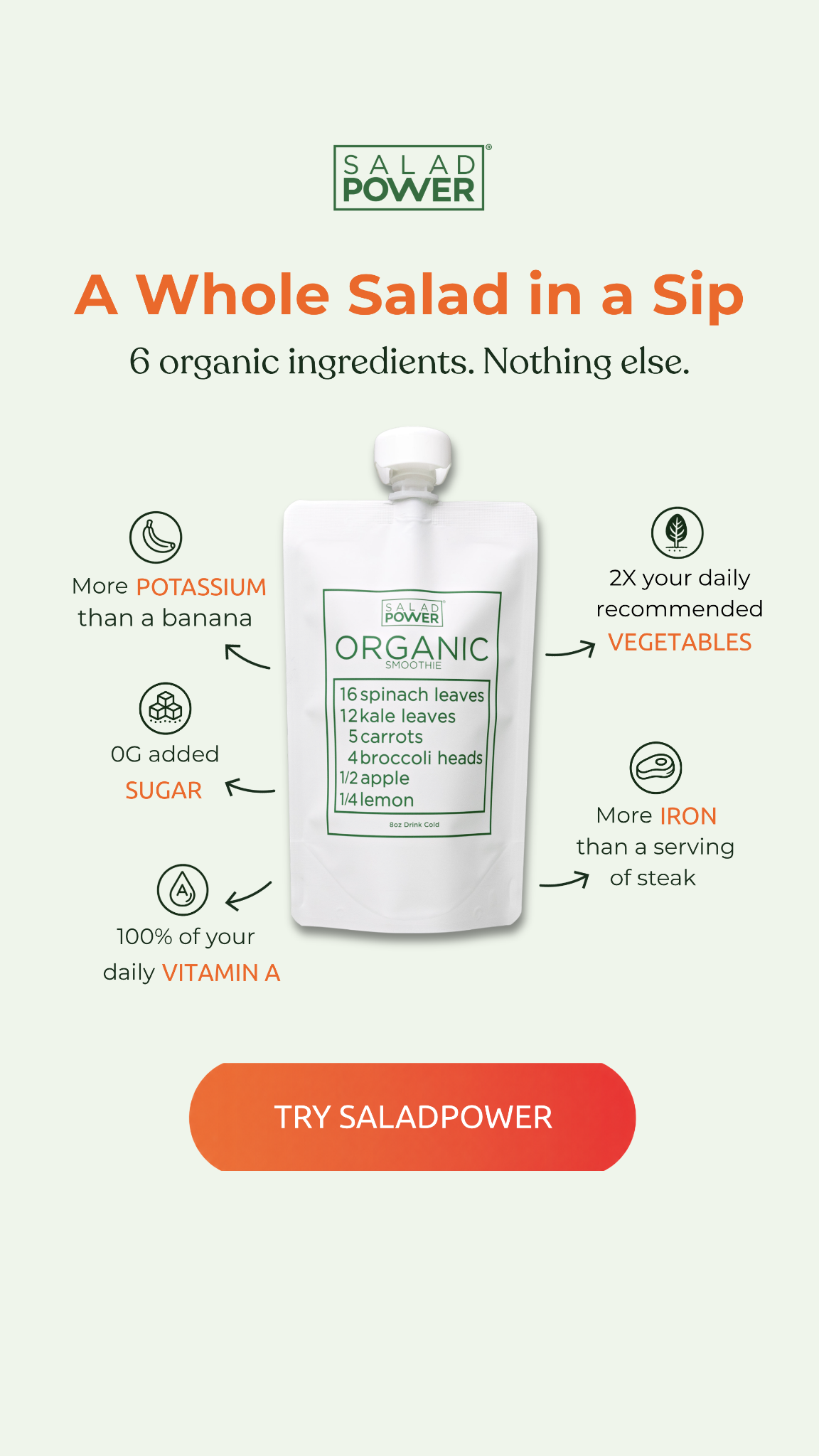 SaladPower Facebook ad from Jul 9, 2026