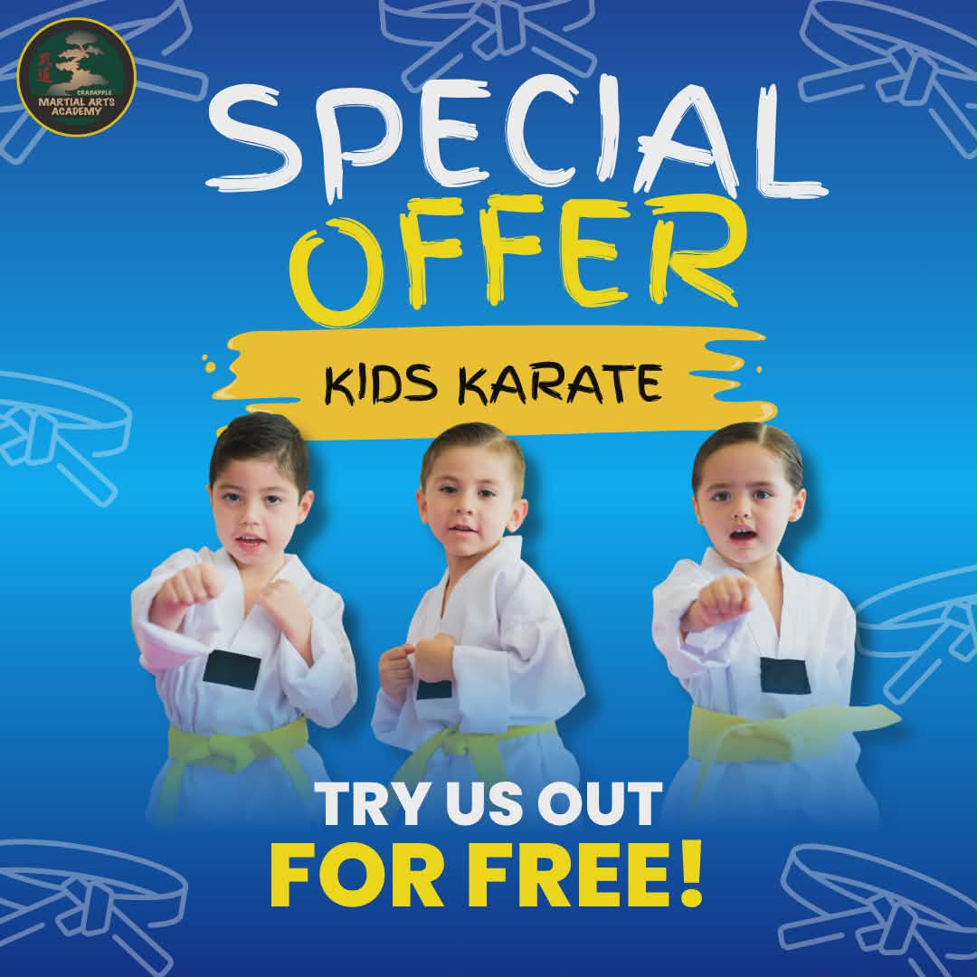 Crabapple Martial Arts Academy Facebook ad: Free 2 Week Session To Build Discipline!