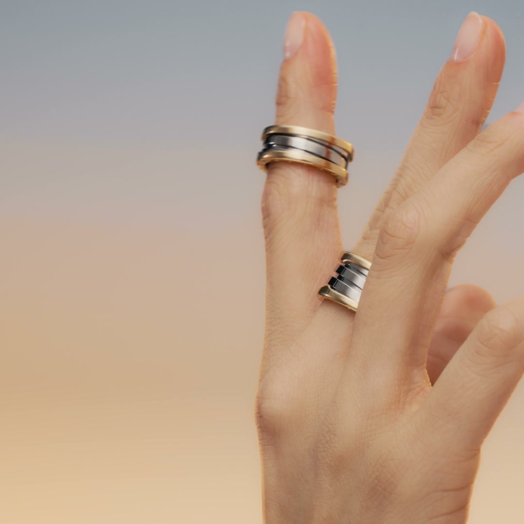 BVLGARI Facebook ad: Gold & Steel: Eternally Iconic