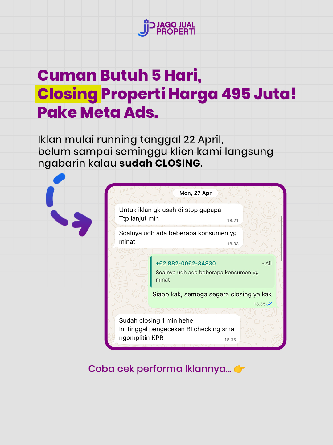 Jago Jual Properti Facebook ad