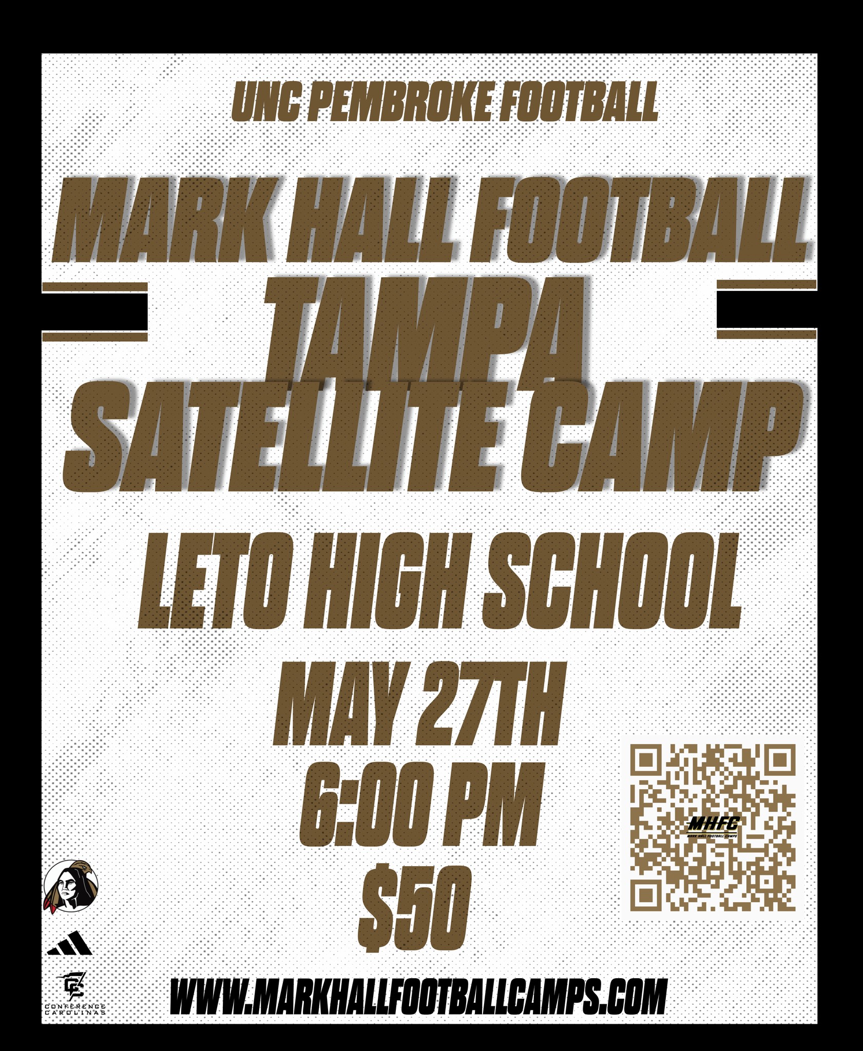 Mark Hall Football Camps Facebook ad: Mark Hall Football Camp: Tampa Satellite Camp | MHFC