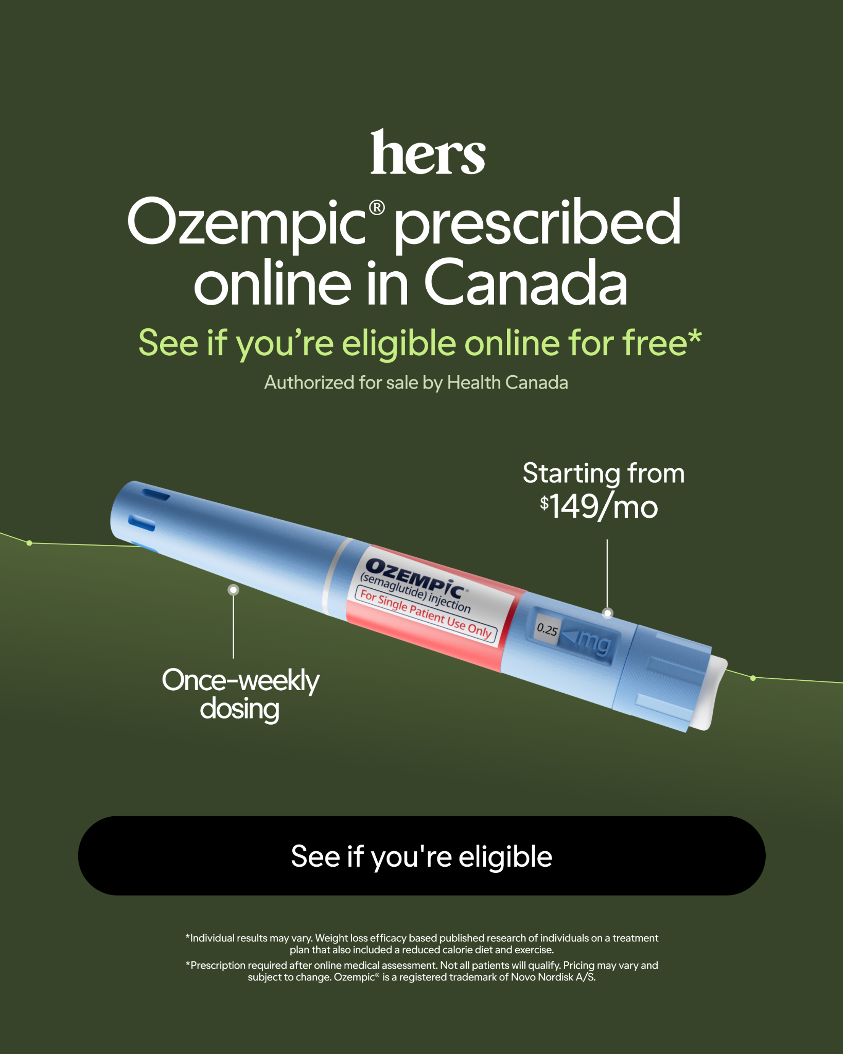Hers Facebook ad