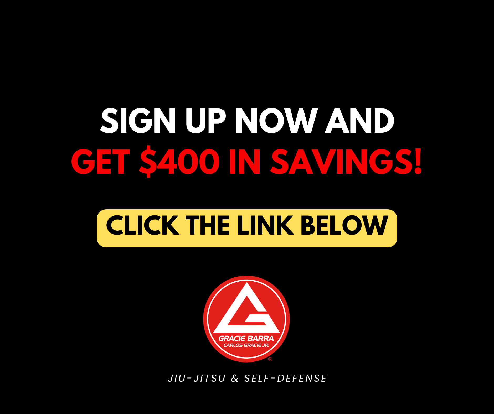 Gracie Barra West Lancaster Facebook ad from Jan 1, 2025