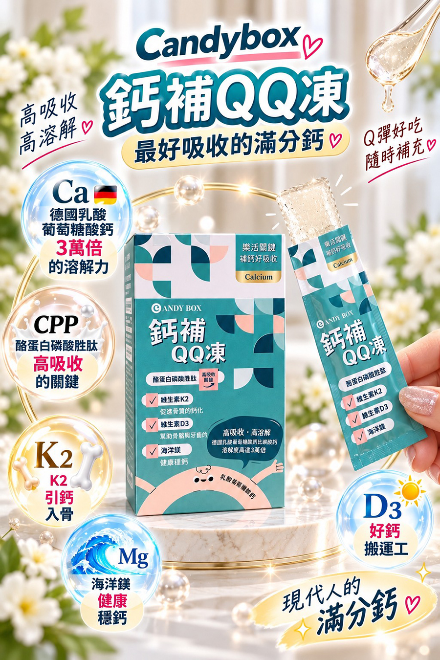 糖罐子直播最優惠 Facebook ad: 9/19(六)中午場12點◎眾所期待◆鈣補QQ凍|好舒衛甜甜囤貨檔