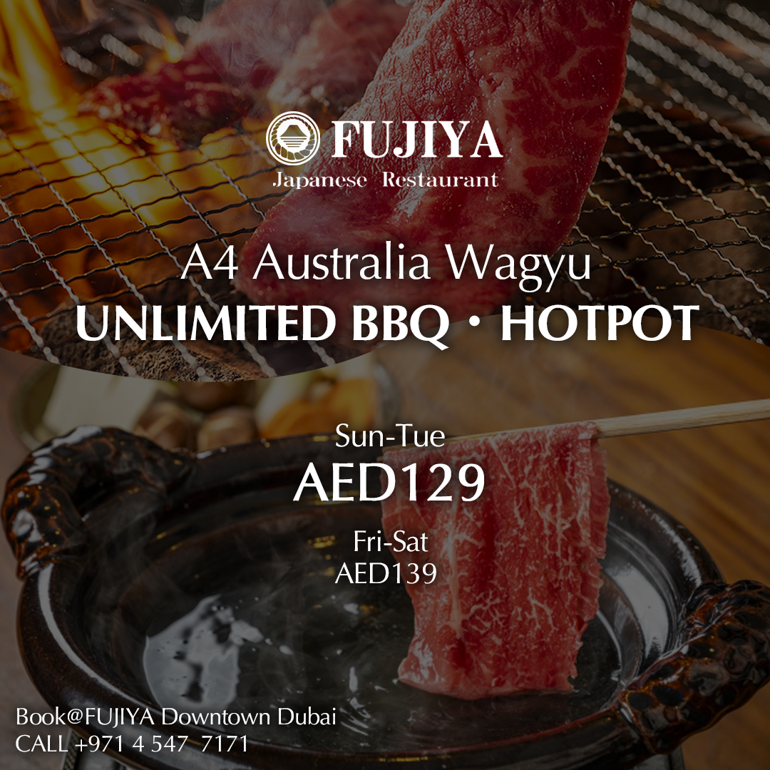 Fujiya Restaurant Downtown Facebook ad from Oct 13, 2025