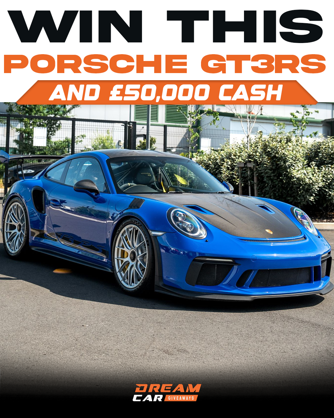 Dream Car Giveaways Facebook ad