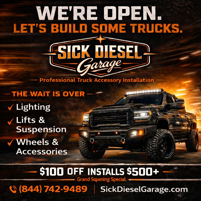 Sick Diesel Garage  Facebook ad