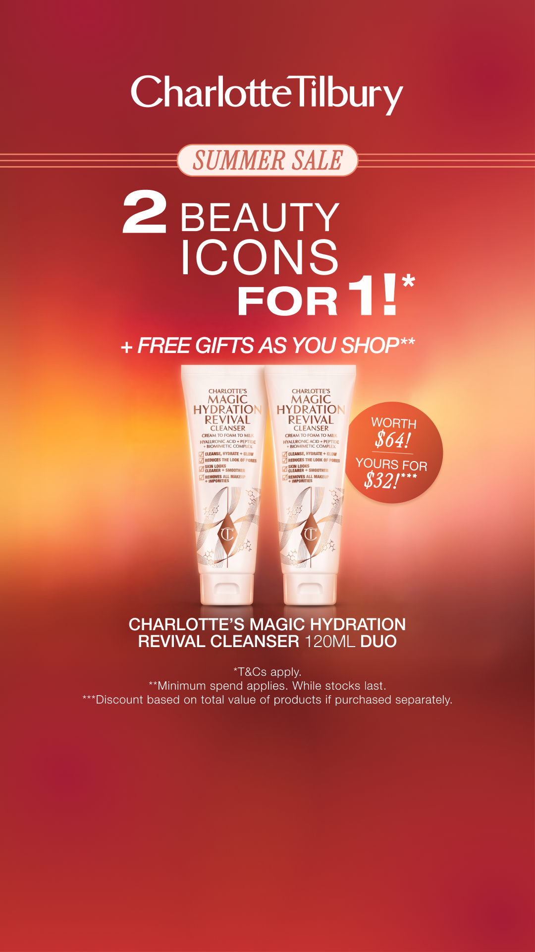 Charlotte Tilbury Facebook ad