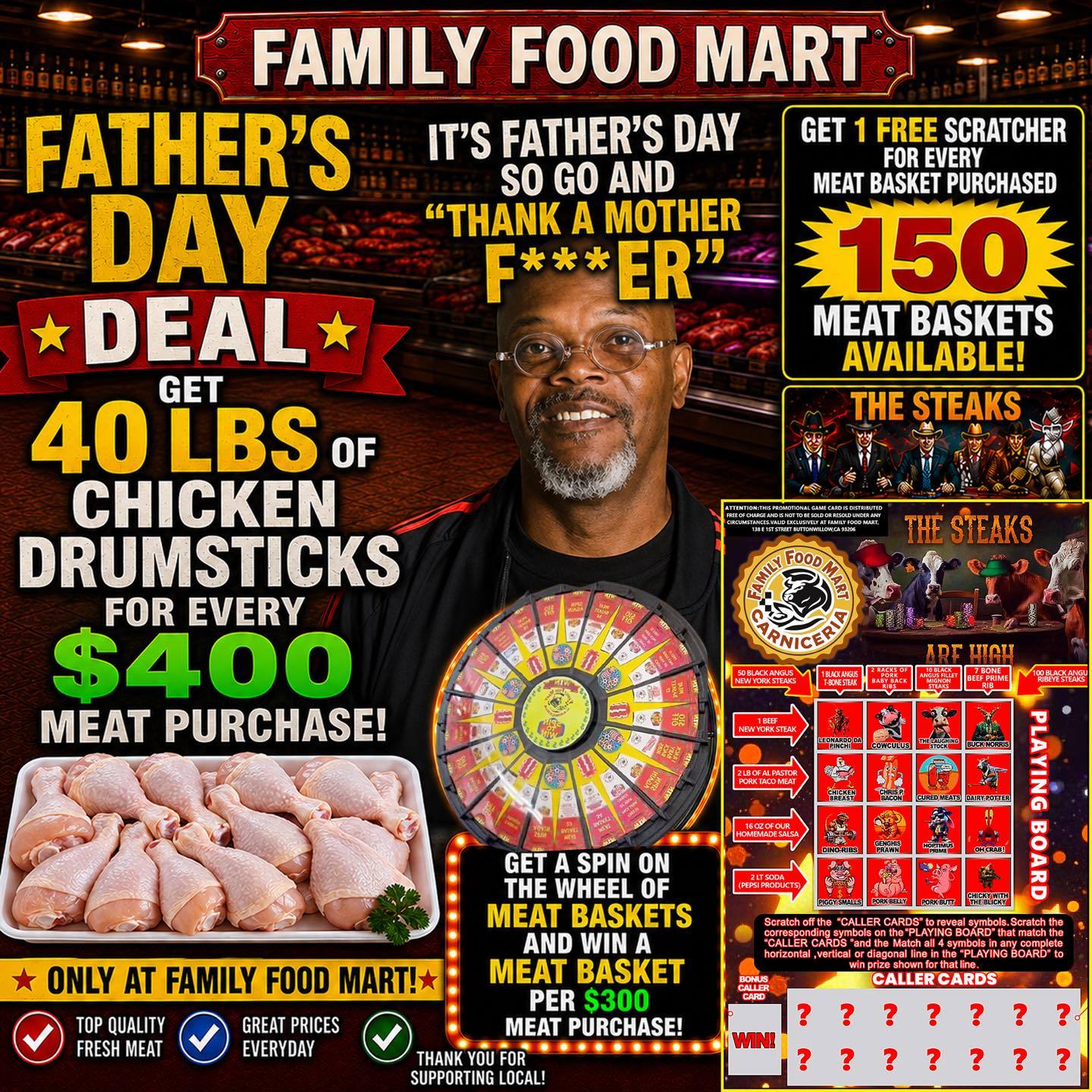 Familyfoodmart Facebook ad: FAMILY FOOD MART FATHERS DAY SALE