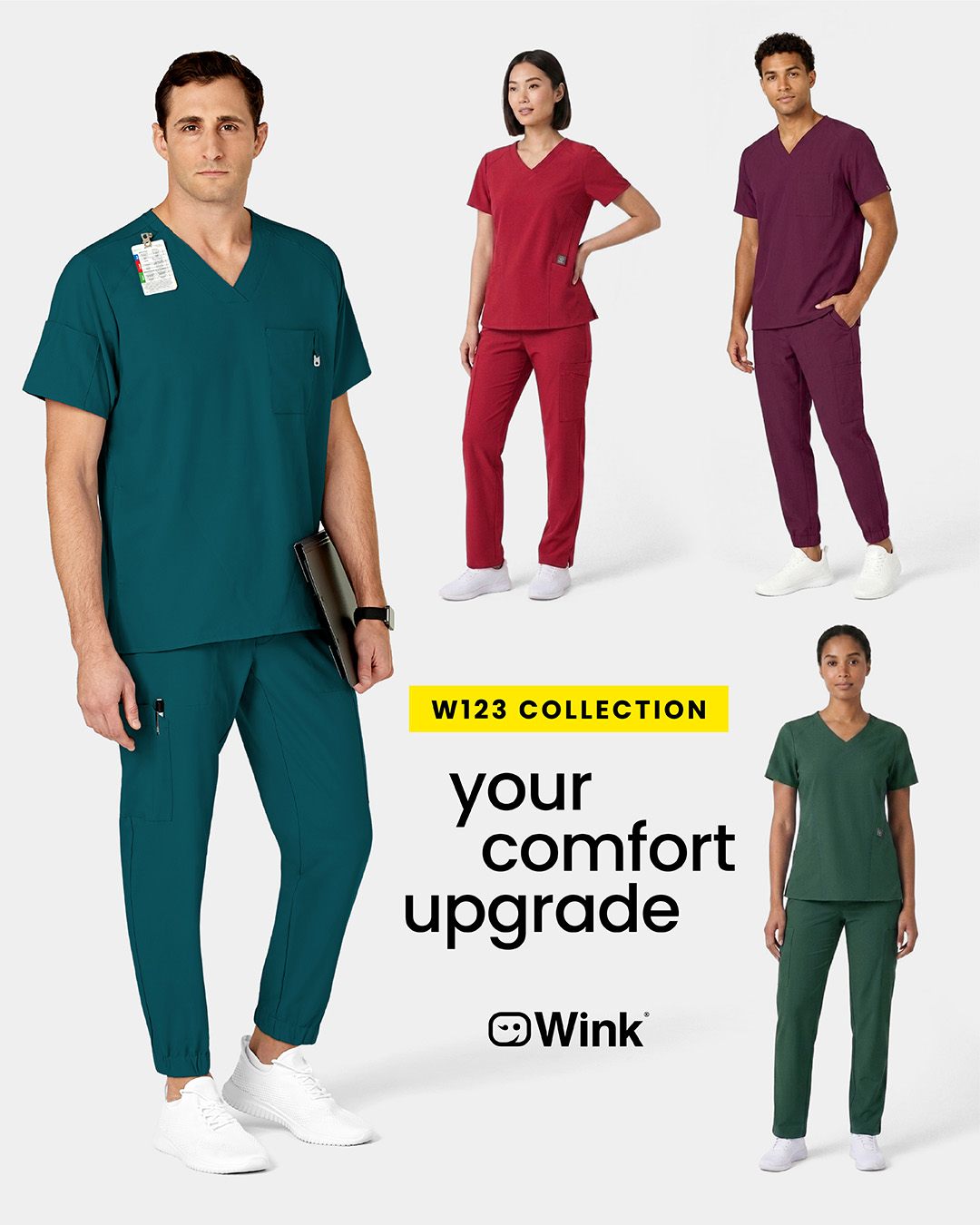 Wink Scrubs Facebook ad