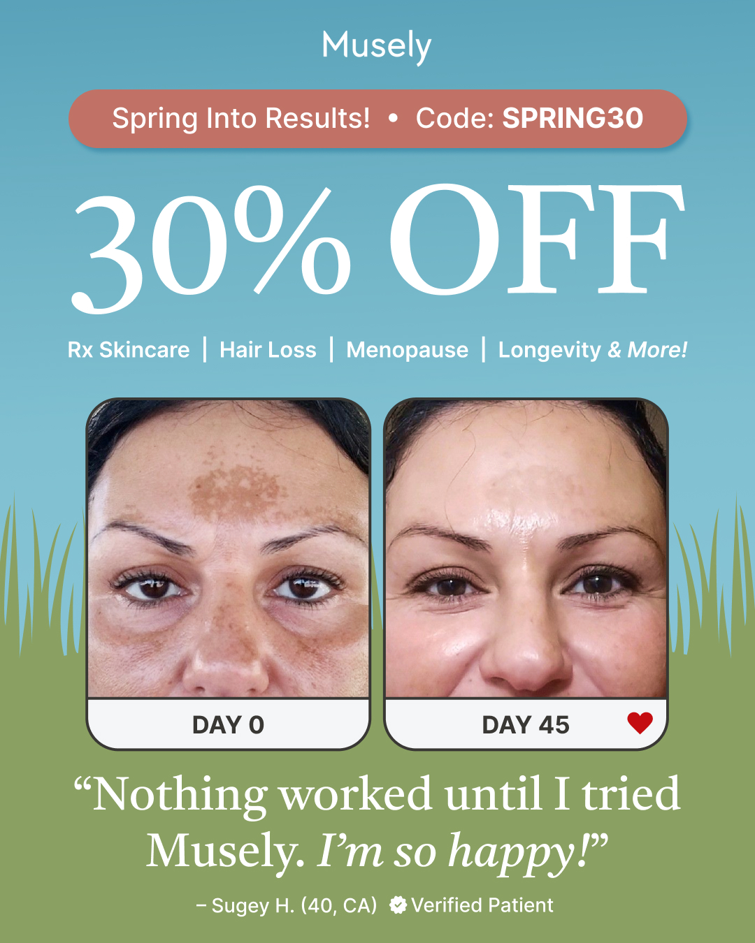 Musely Facebook ad