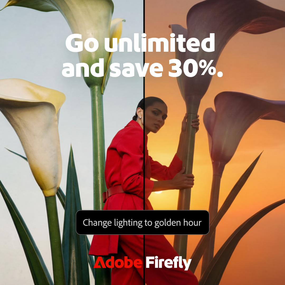 Adobe Firefly Facebook ad