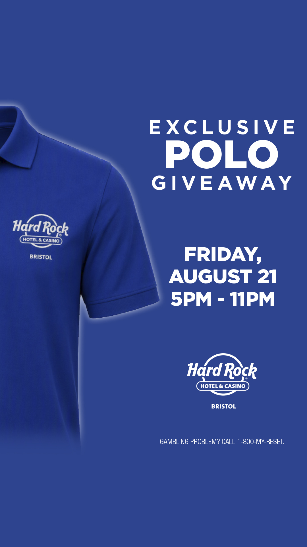 Hard Rock Hotel & Casino Bristol Facebook ad from Jul 31, 2026