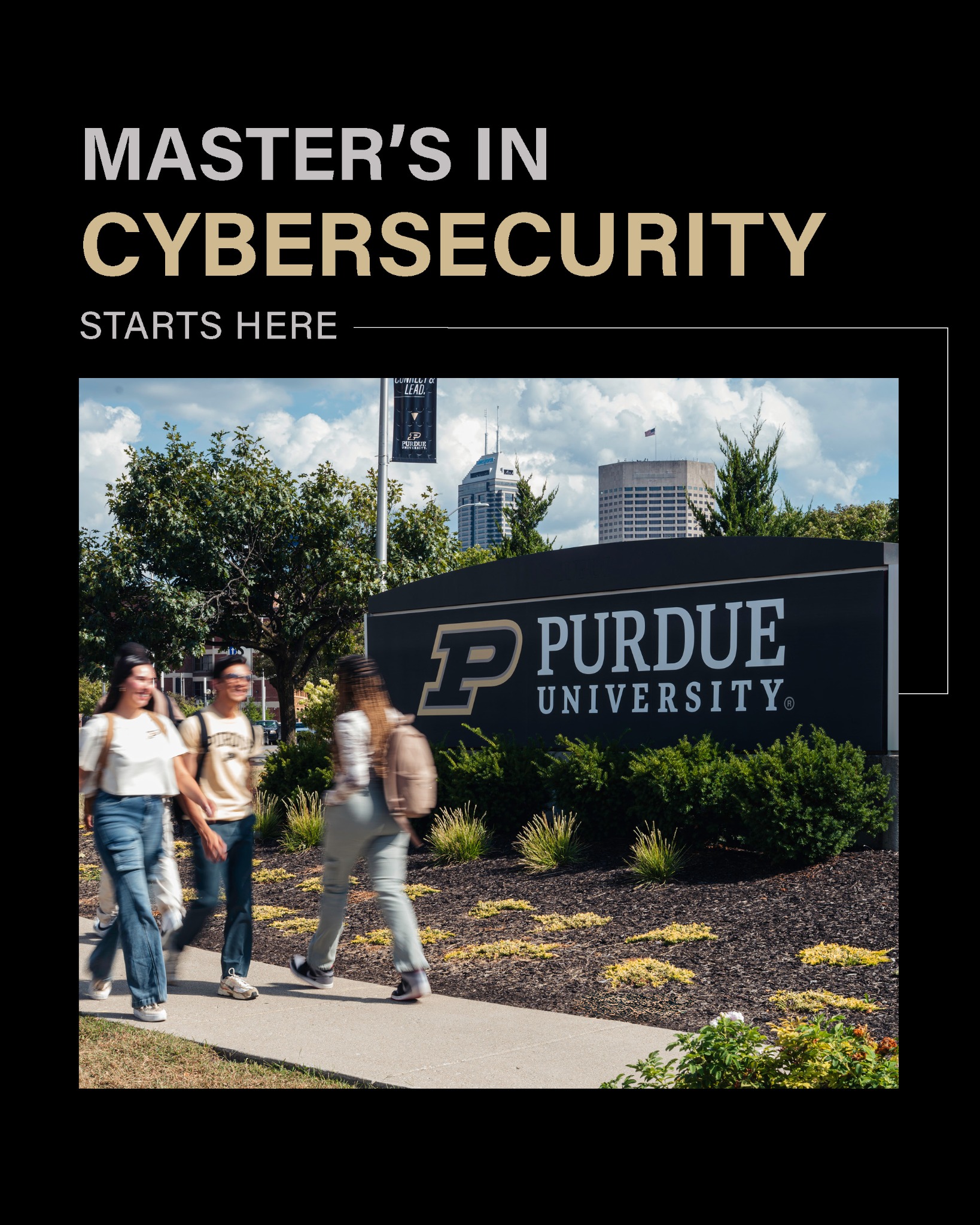 Purdue Polytechnic Facebook ad: You already know cybersecurity.