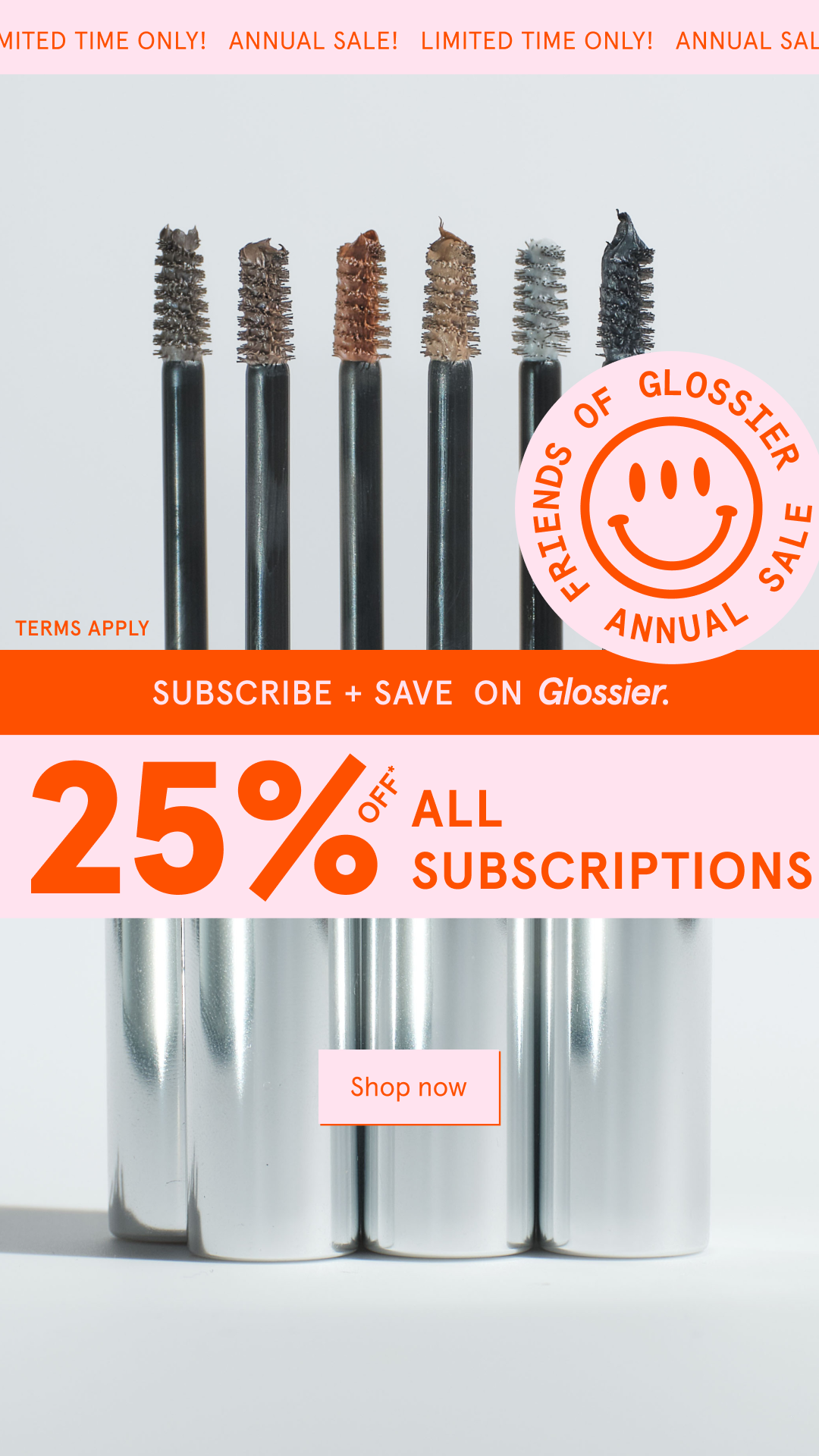 Glossier Facebook ad