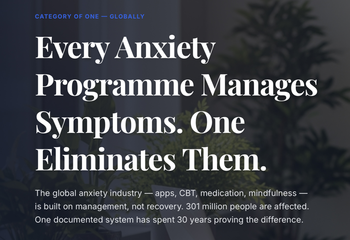 Linden Anxiety Recovery Facebook ad: Still Managing Anxiety, Or Ready to End It?