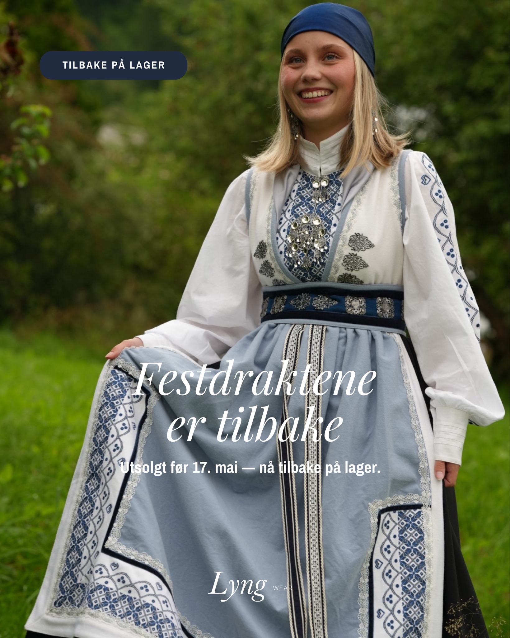 Sandra Lyng Facebook ad: Festdraktene er tilbake