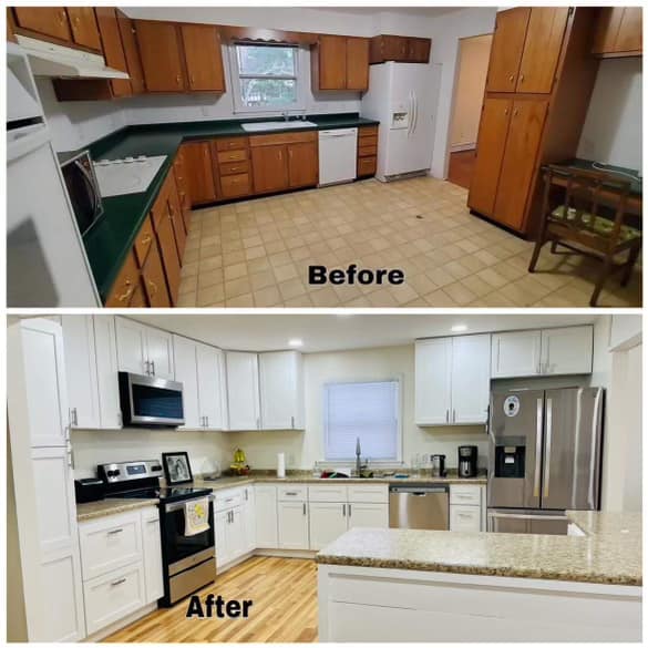 Ben Muncil Contracting Facebook ad: New kitchen remodel.