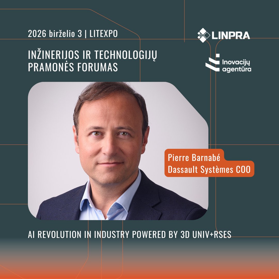 Lietuvos inžinerijos ir technologijų pramonės asociacija Linpra Facebook ad: Ekonomika, dirbtinis intelektas, geopolitika ir kelias nuo…