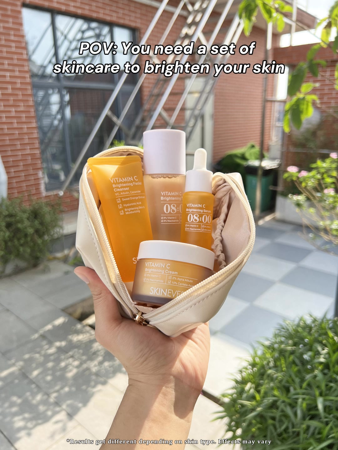 Skinever PH Facebook ad: SKINEVER Vitamin C Glowing skin SET-whiten max
