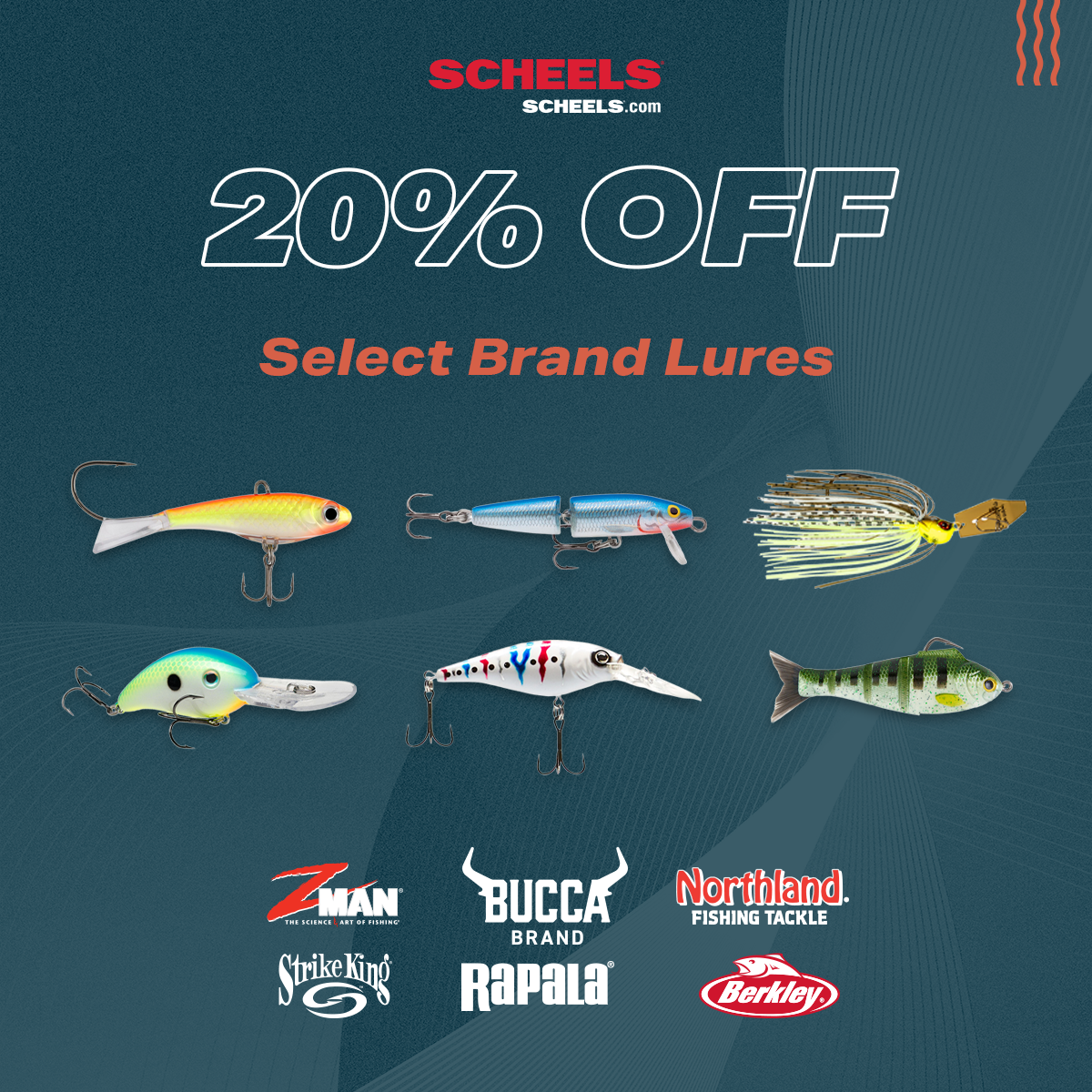 Scheels Outdoors Facebook ad: Fishing Lures | SCHEELS